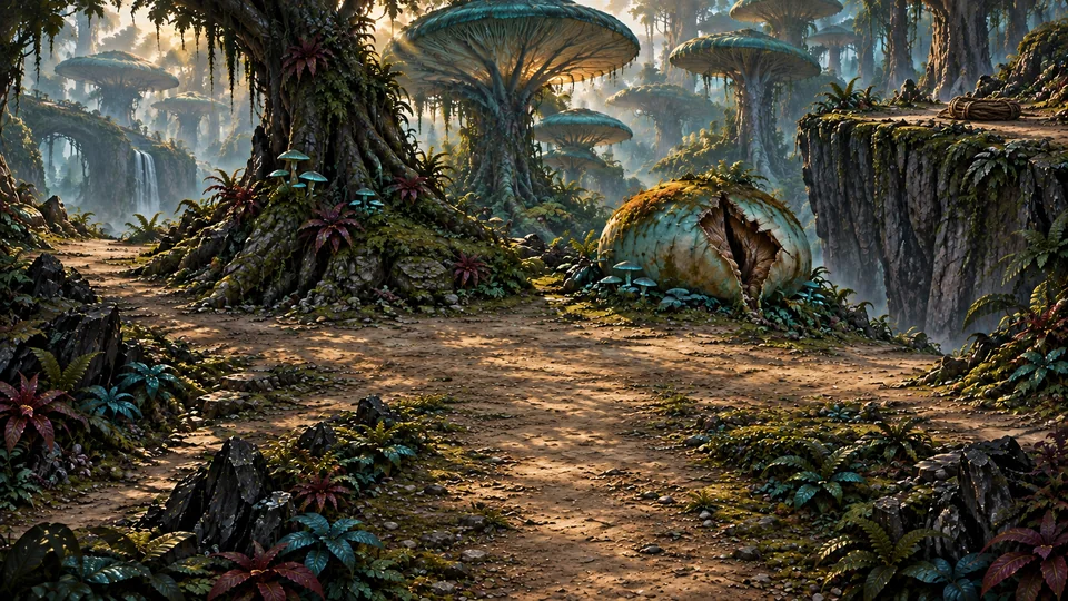 Resonant Forest — environment artwork